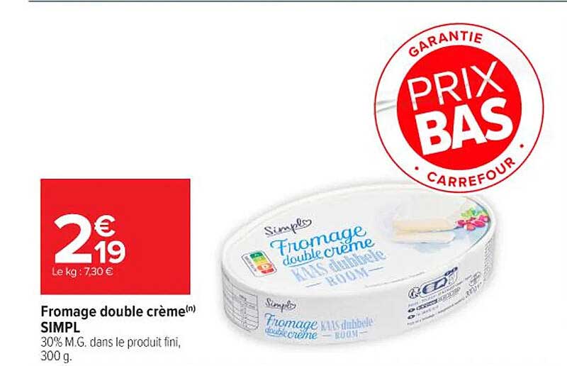 Fromage double crème(n) SIMPL