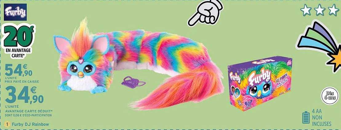 Furby DJ Rainbow