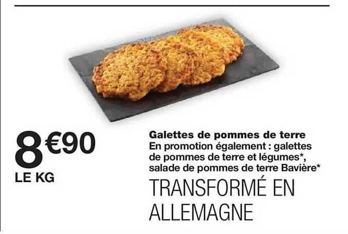 Galettes de pommes de terre