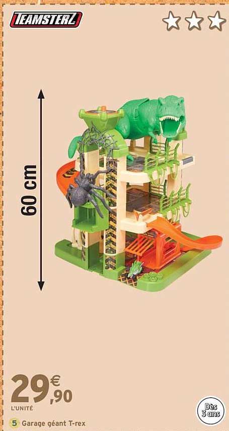 Garage géant T-rex