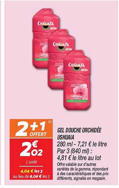 GEL DOUCHE ORCHIDÉE USHUAIA