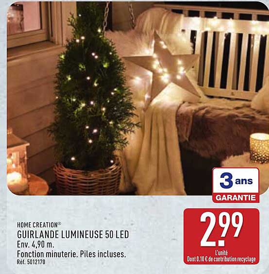 GUIRLANDE LUMINEUSE 50 LED