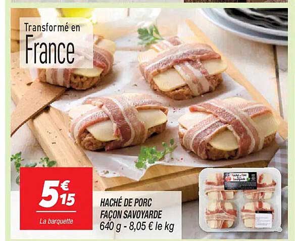 HACHÉ DE PORC FAÇON SAVOYARDE