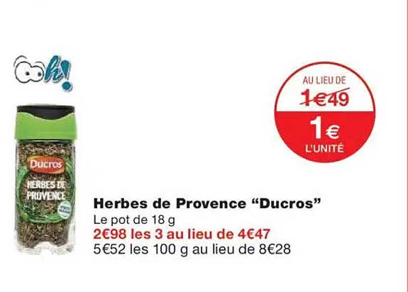 Herbes de Provence “Ducros”