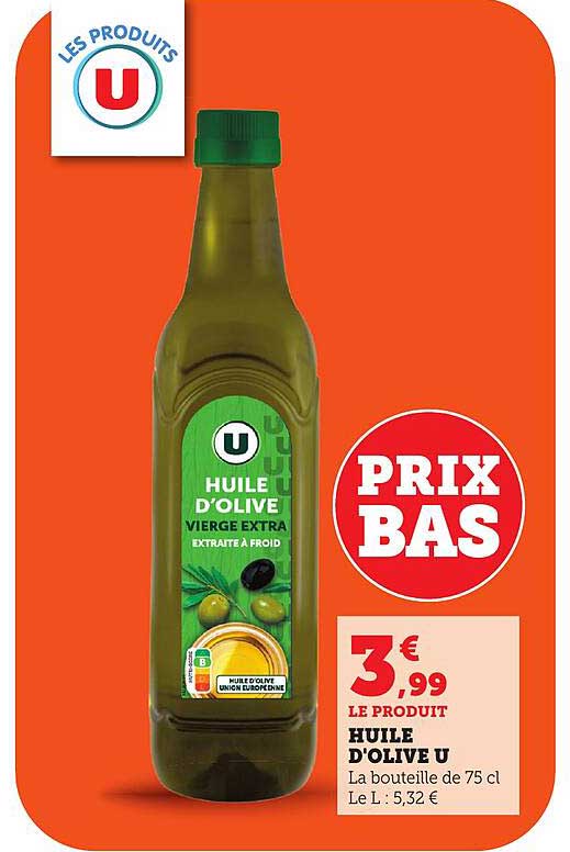 Huile d'Olive U Vierge Extra 75 cl