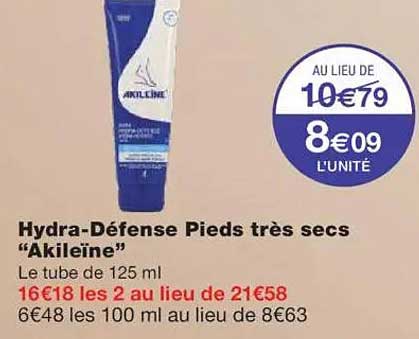 Hydra-Défense Pieds très secs "Akileïne"