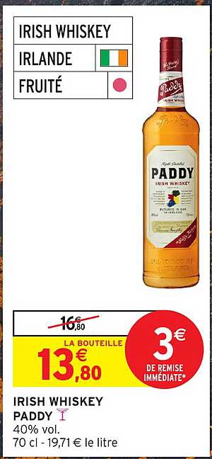 IRISH WHISKEY PADDY
