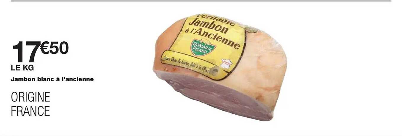 Jambon blanc à l'ancienne