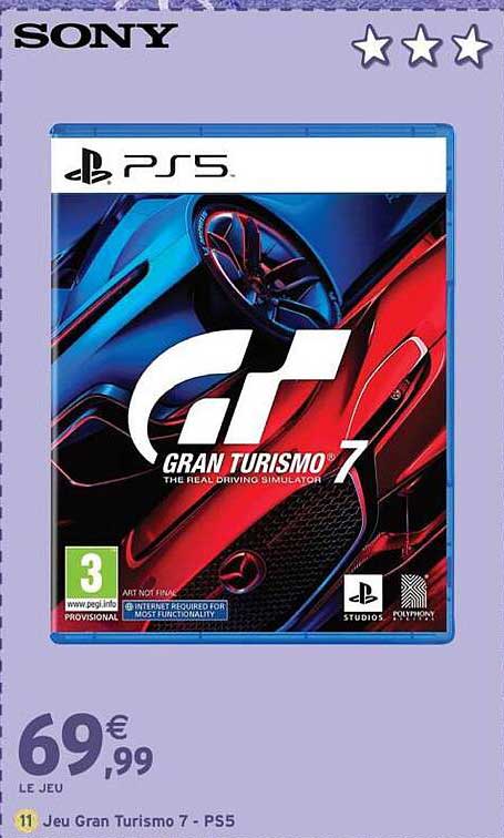 Jeu Gran Turismo 7 - PS5