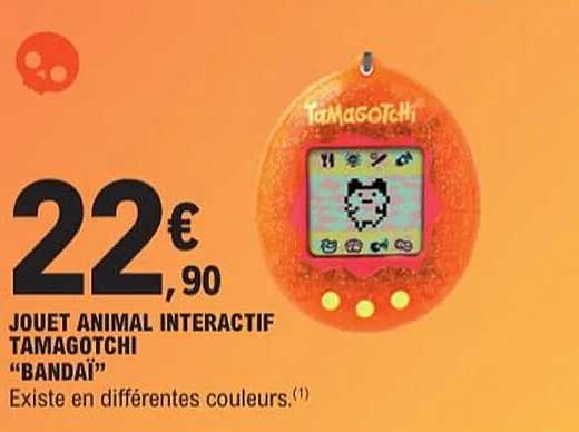 JOUET ANIMAL INTERACTIF TAMAGOTCHI "BANDAÏ"