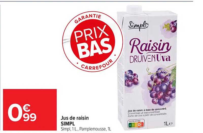 Jus de raisin SIMPL