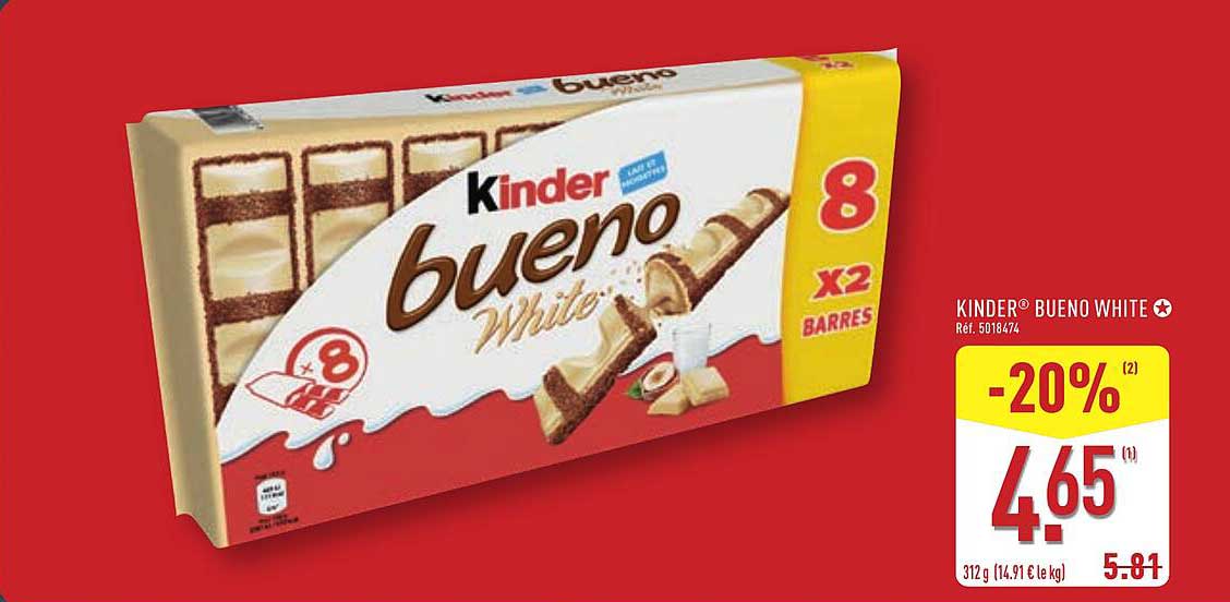 KINDER® BUENO WHITE