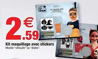 Kit maquillage avec stickers