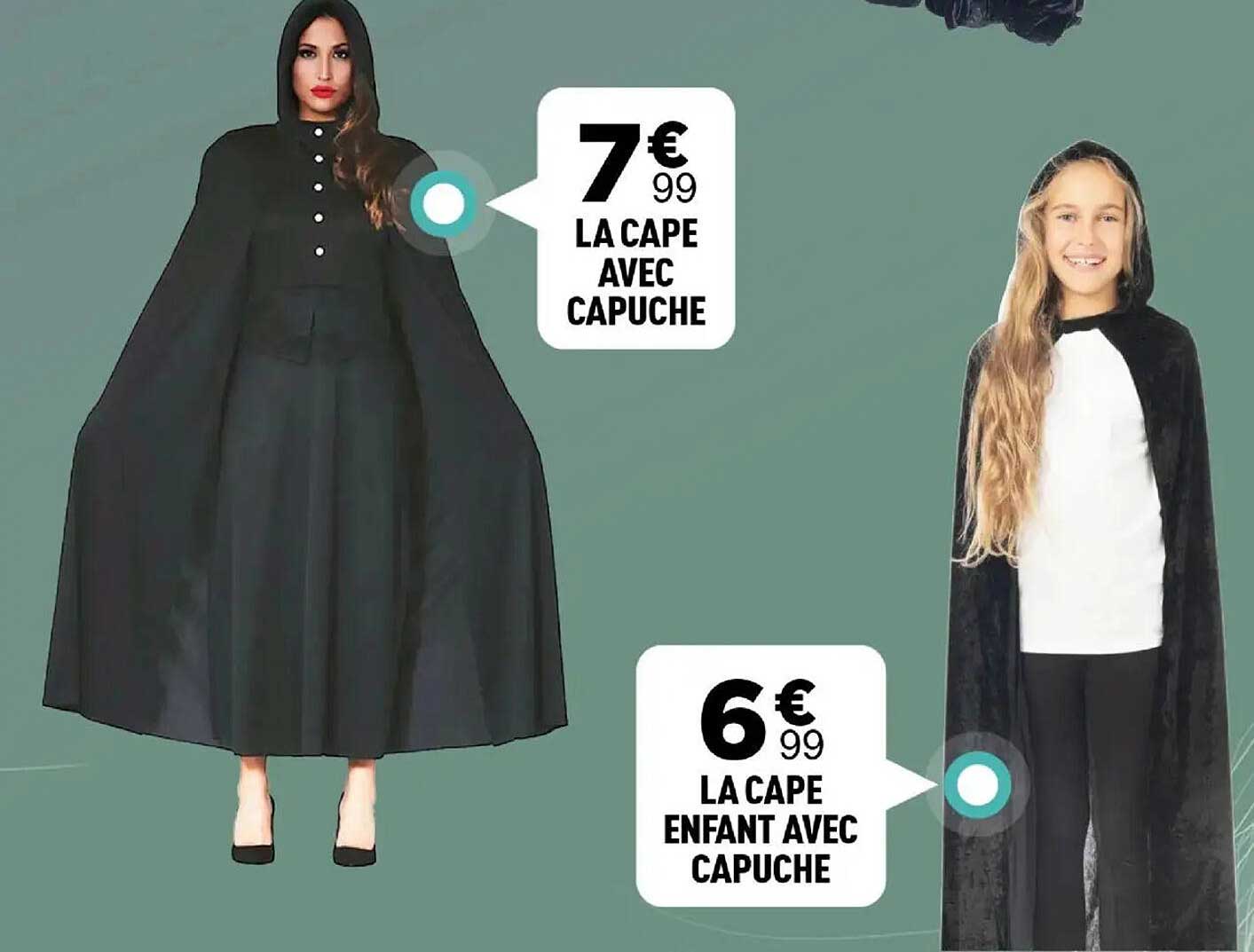 La cape avec capuche