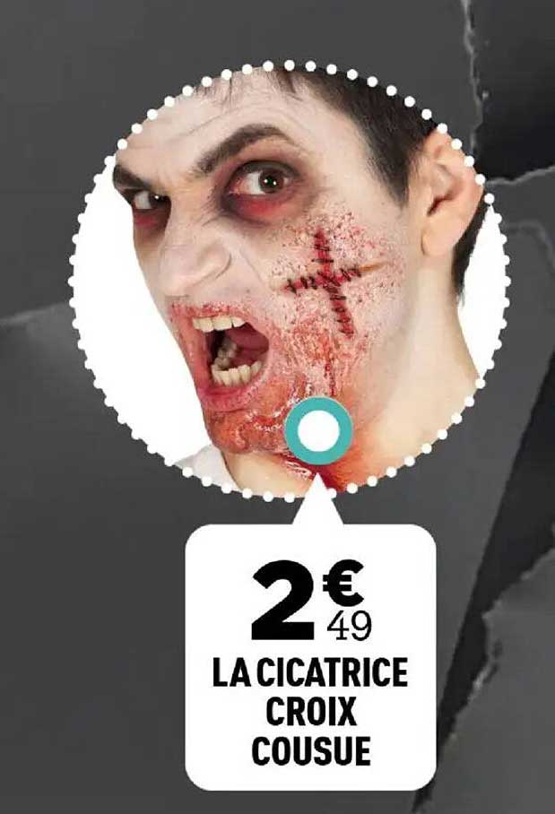 LA CICATRICE CROIX COUSUE
