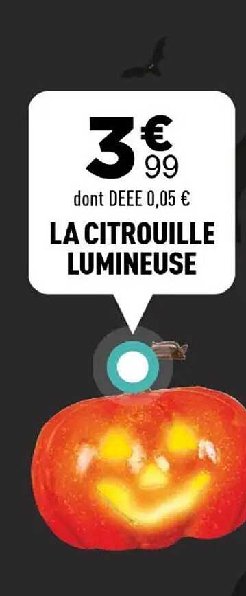 LA CITROUILLE LUMINEUSE