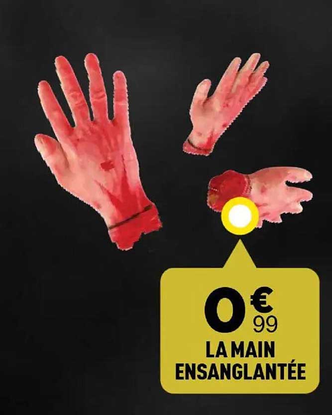 LA MAIN ENSANGLANTÉE