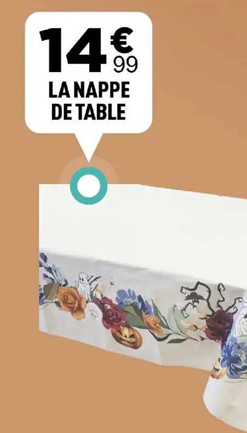 LA NAPPE DE TABLE