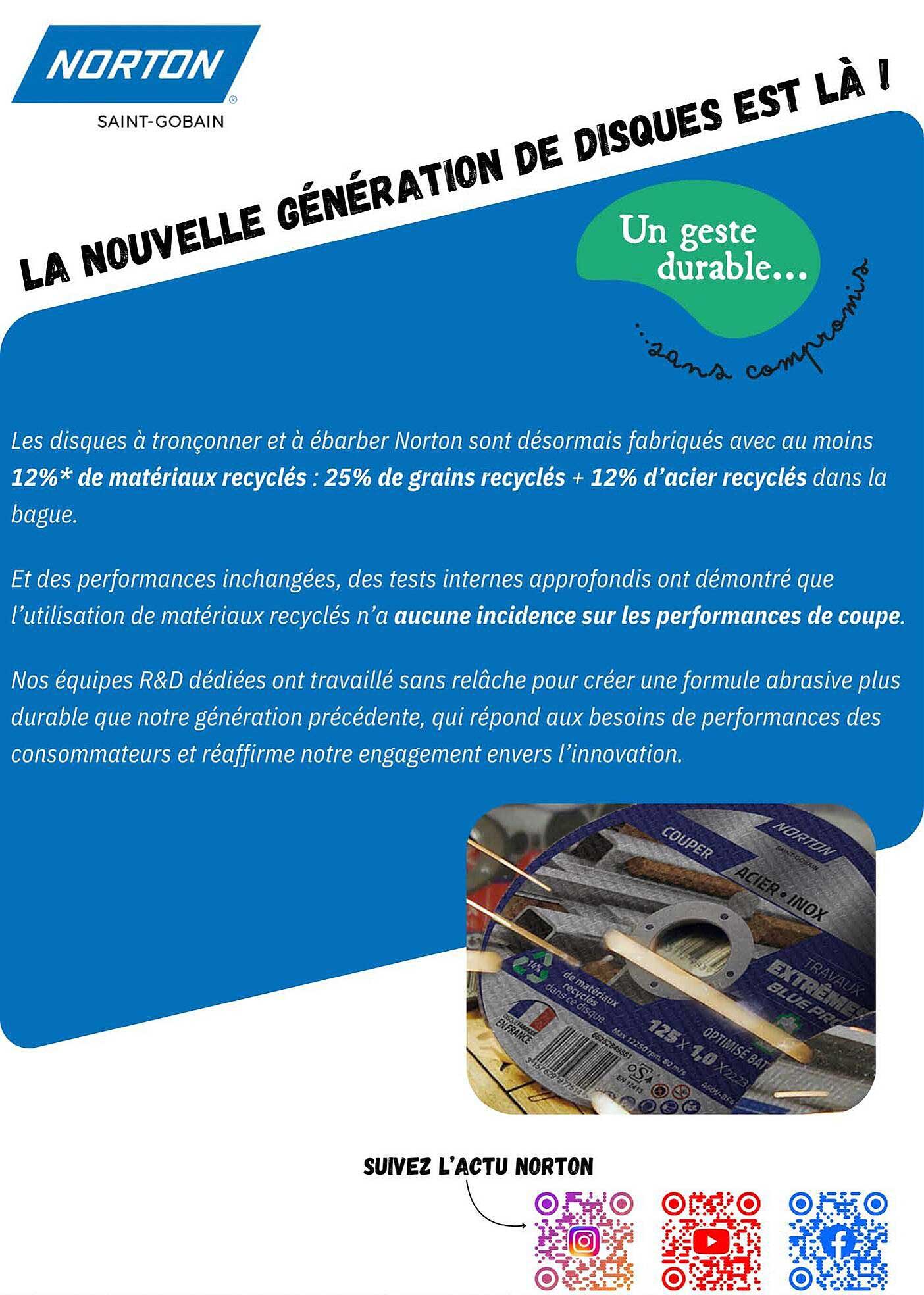 LA NOUVELLE GÉNÉRATION DE DISQUES EST LÀ !