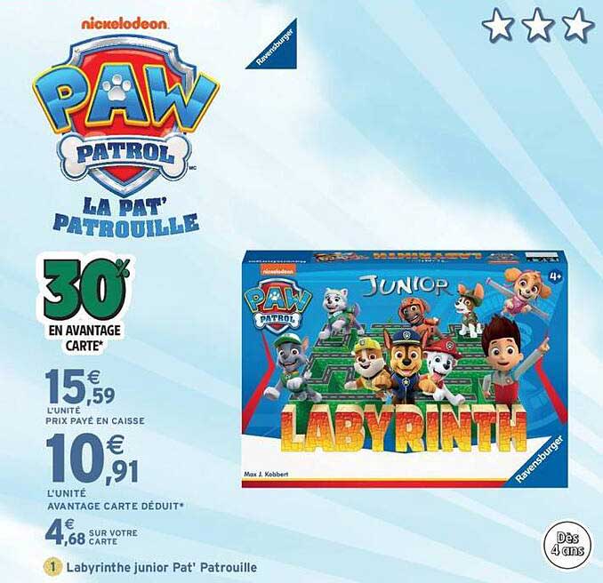 Labyrinthe junior Pat’ Patrouille