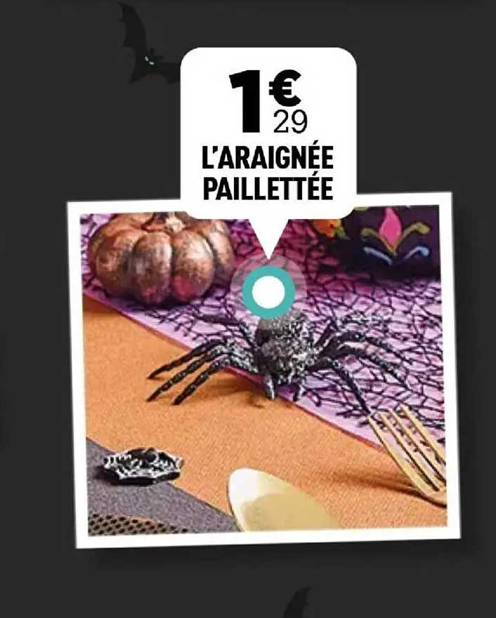 L'ARAIGNÉE PAILLETÉE