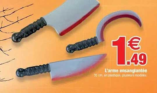 L'arme ensanglantée