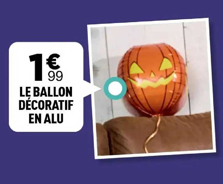LE BALLON DÉCORATIF EN ALU