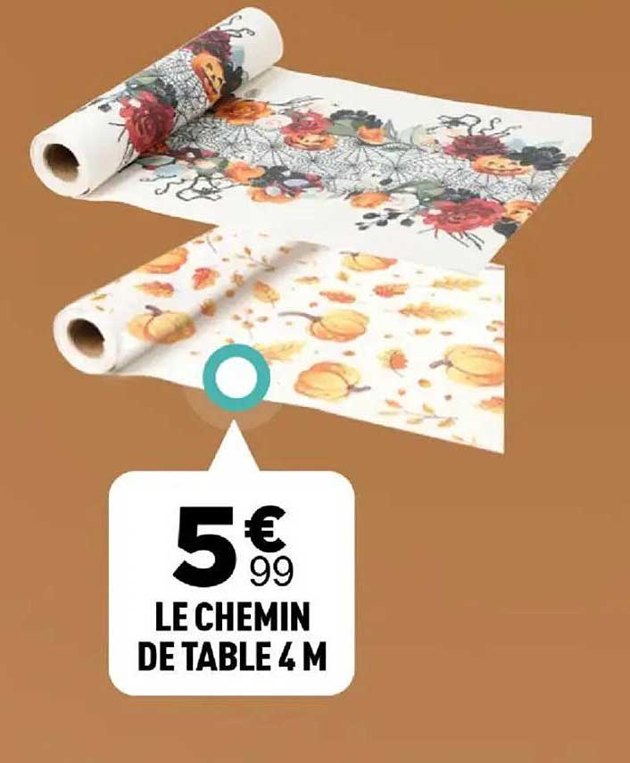 LE CHEMIN DE TABLE 4 M