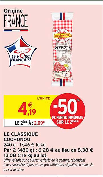 LE CLASSIQUE COCHONOU