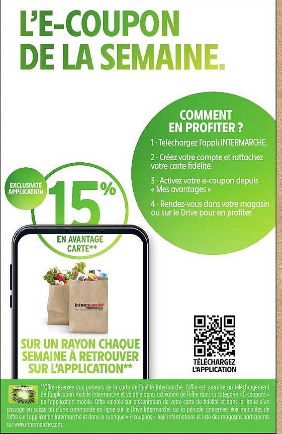 L’E-COUPON DE LA SEMAINE.