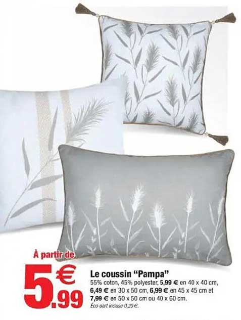 Le coussin “Pampa”
