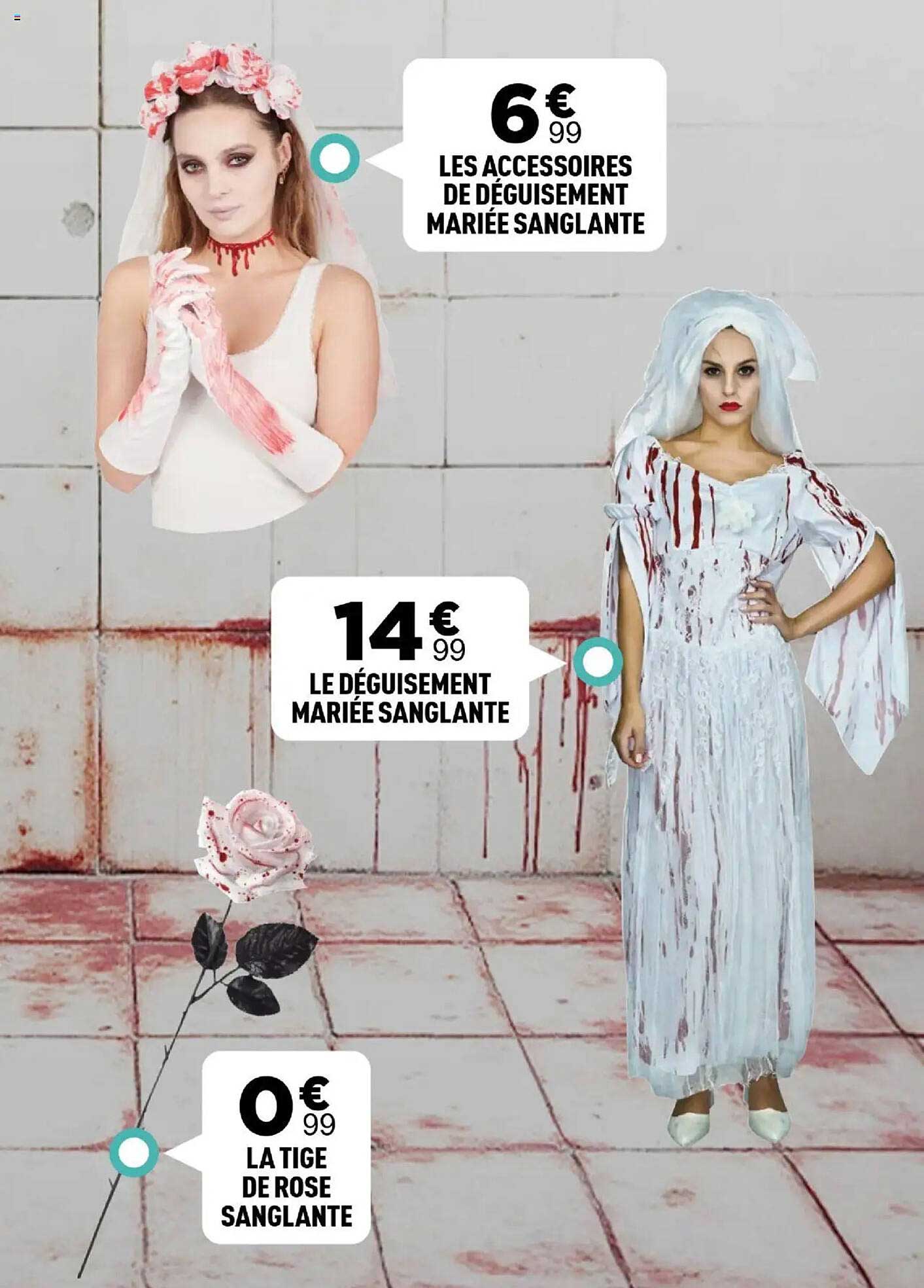 LE DÉGUISEMENT MARIÉE SANGLANTE