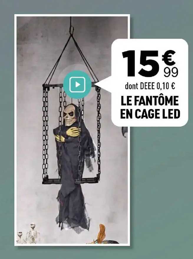 LE FANTÔME EN CAGE LED