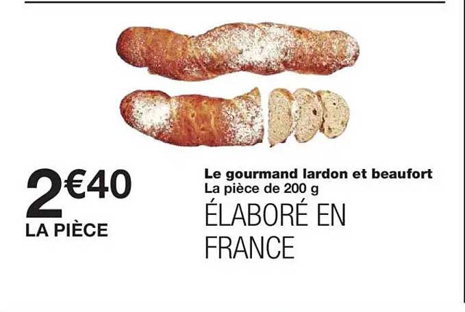 Le gourmand lardon et beaufort