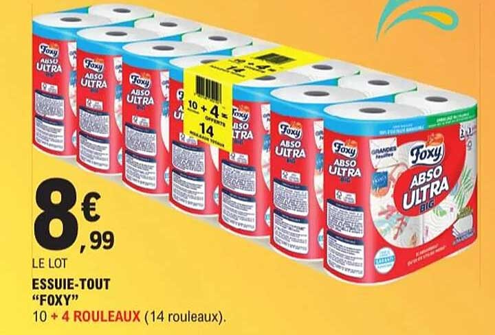 LE LOT ESSUIE-TOUT "FOXY"