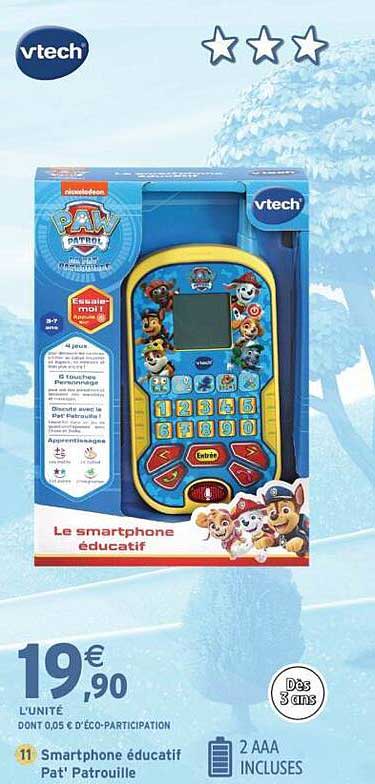 Le smartphone éducatif Pat' Patrouille