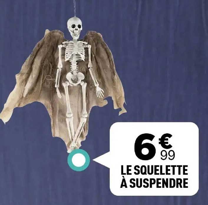 LE SQUELETTE À SUSPENDRE