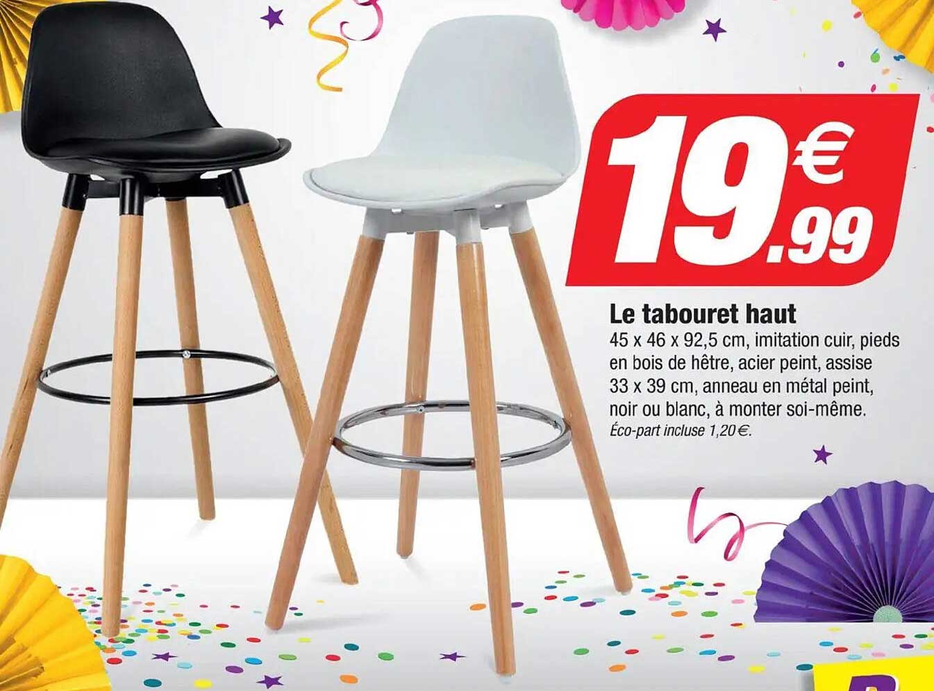 Le tabouret haut