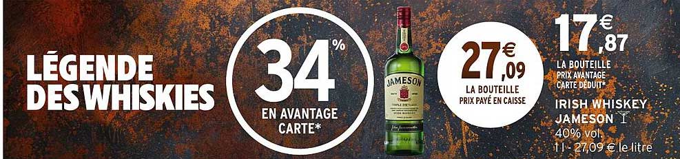 LÉGENDE DES WHISKIES