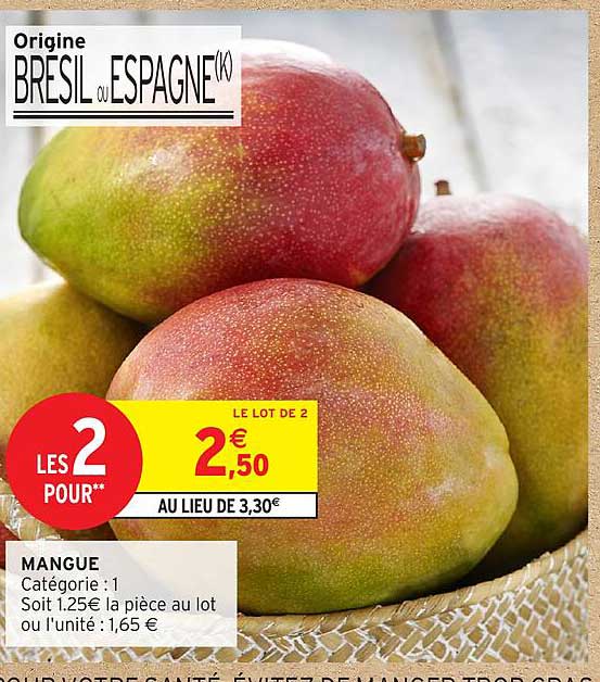 LES 2 POUR MANGUE