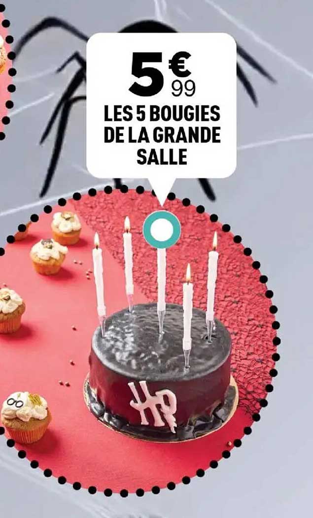 LES 5 BOUGIES DE LA GRANDE SALLE