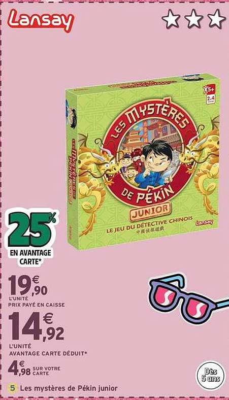 Les mystères de Pékin Junior