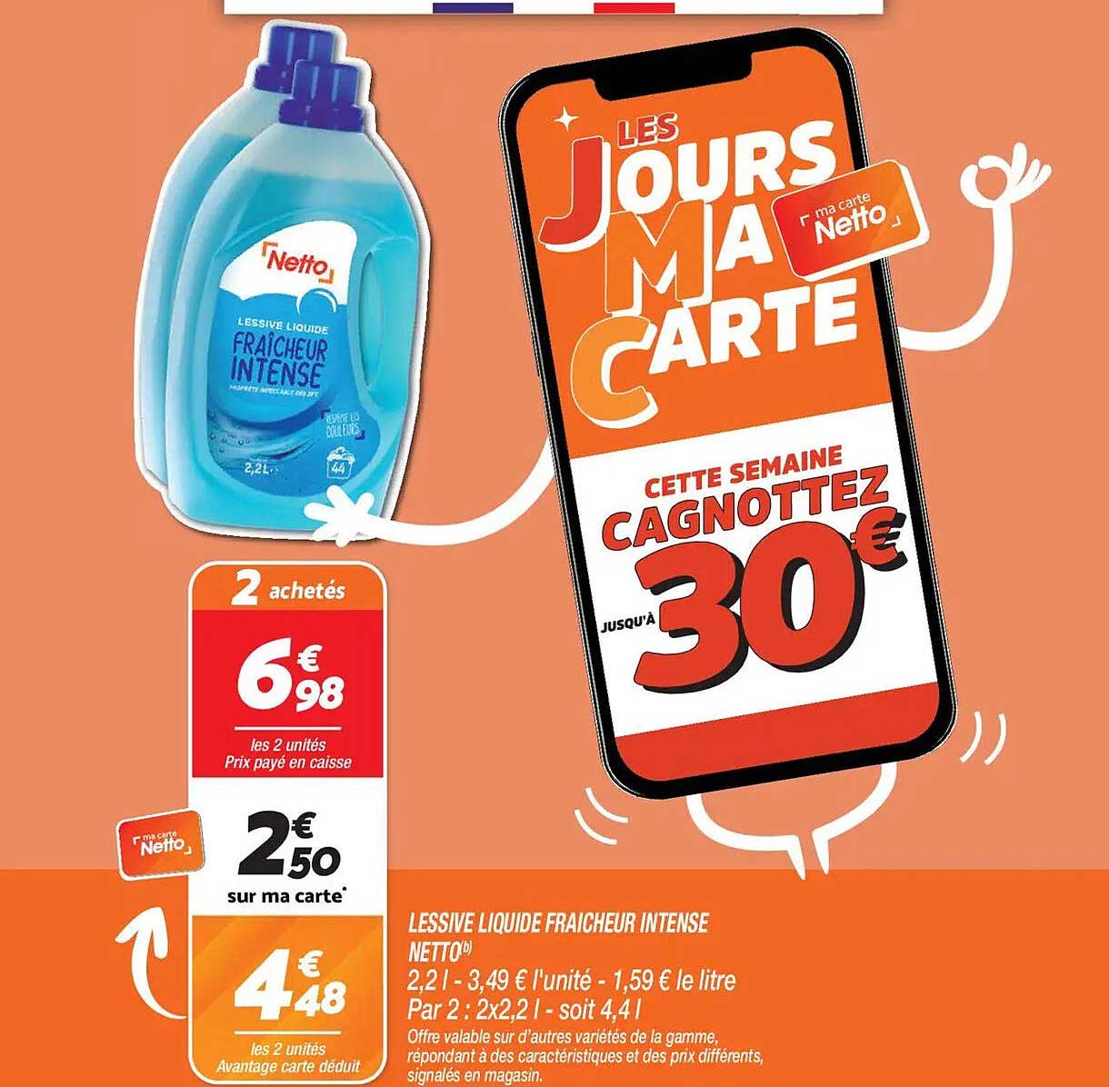 LESSIVE LIQUIDE FRAICHEUR INTENSE NETTO