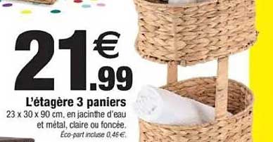 L’étagère 3 paniers