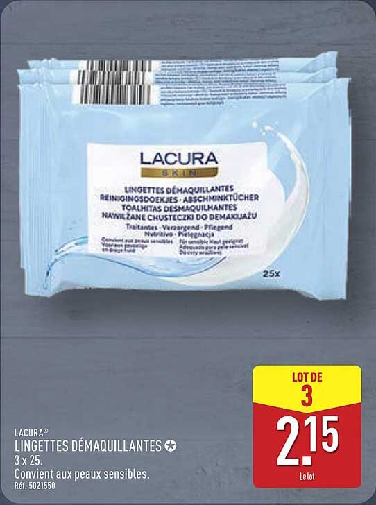 LINGETTES DÉMAQUILLANTES
