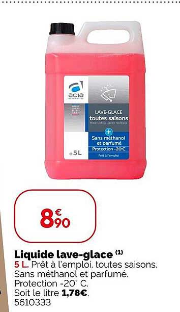 Liquide lave-glace