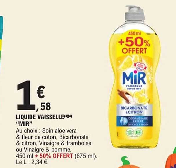 LIQUIDE VAISSELLE "MIR"