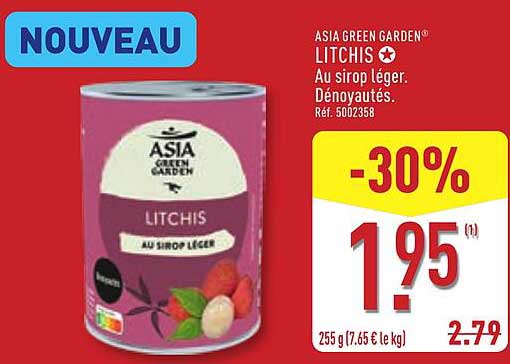 LITCHIS Au sirop léger