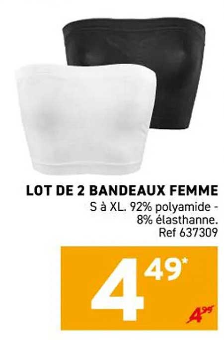 LOT DE 2 BANDEAUX FEMME