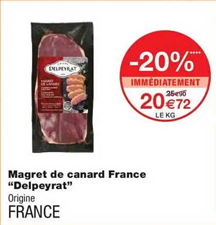 Magret de canard France "Delpeyrat"